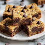 Blondies mit Schokodrops – Saftig, vegan und unwiderstehlich First Image First Image