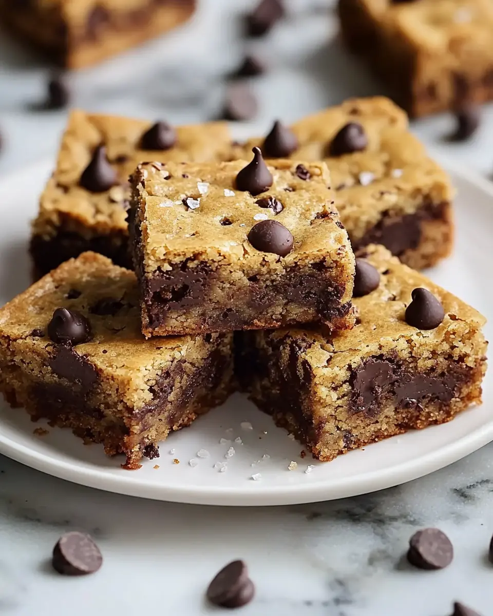 Blondies mit Schokodrops – Saftig, vegan und unwiderstehlich First Image First Image
