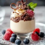 Elisenlebkuchen-Mousse mit weißer Schok First Image First Image
