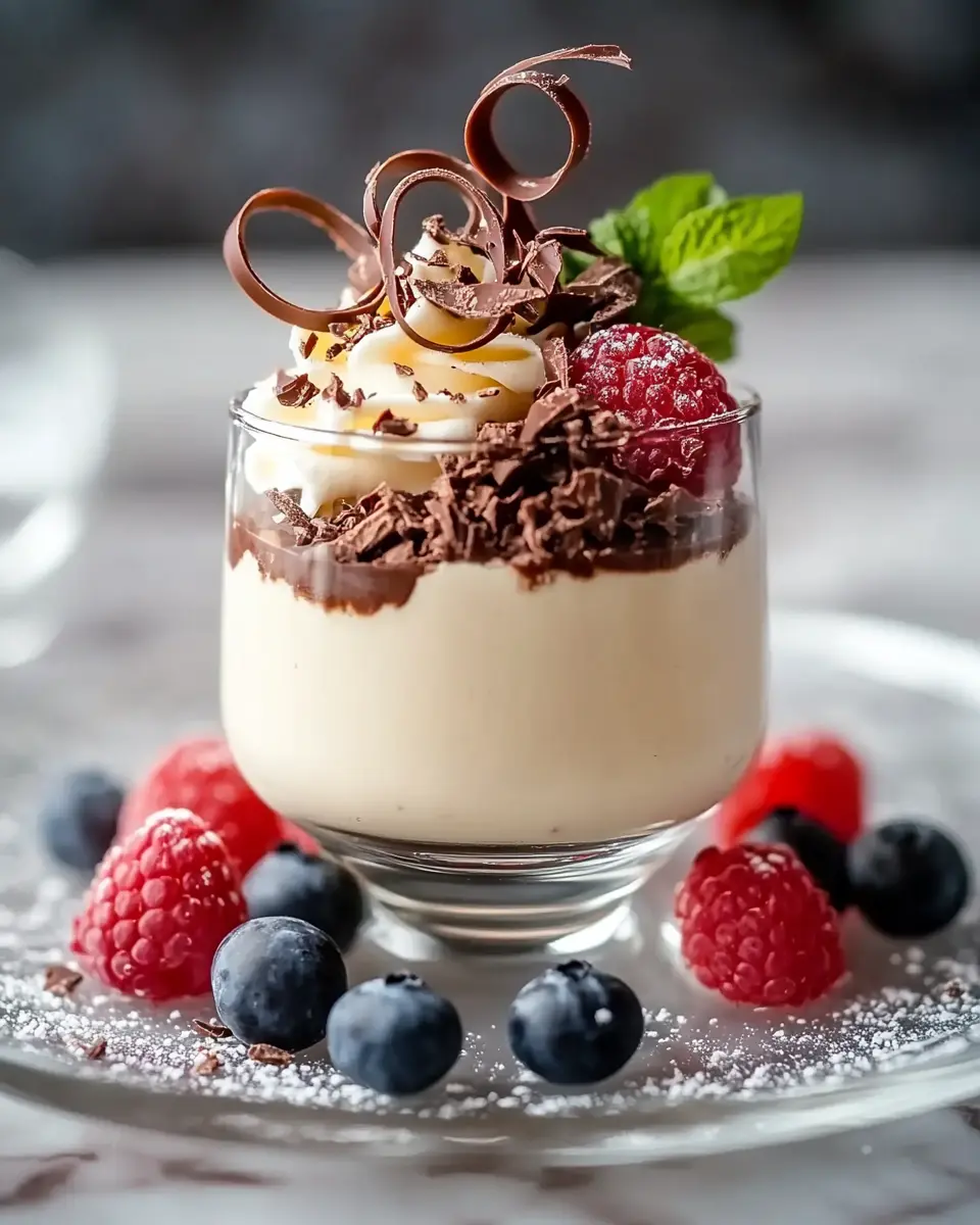 Elisenlebkuchen-Mousse mit weißer Schok First Image First Image