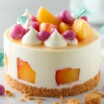 Fantatorte mit Schmandcreme und Pfirsichen – Ein Retro-Traum neu interpretiert First Image First Image