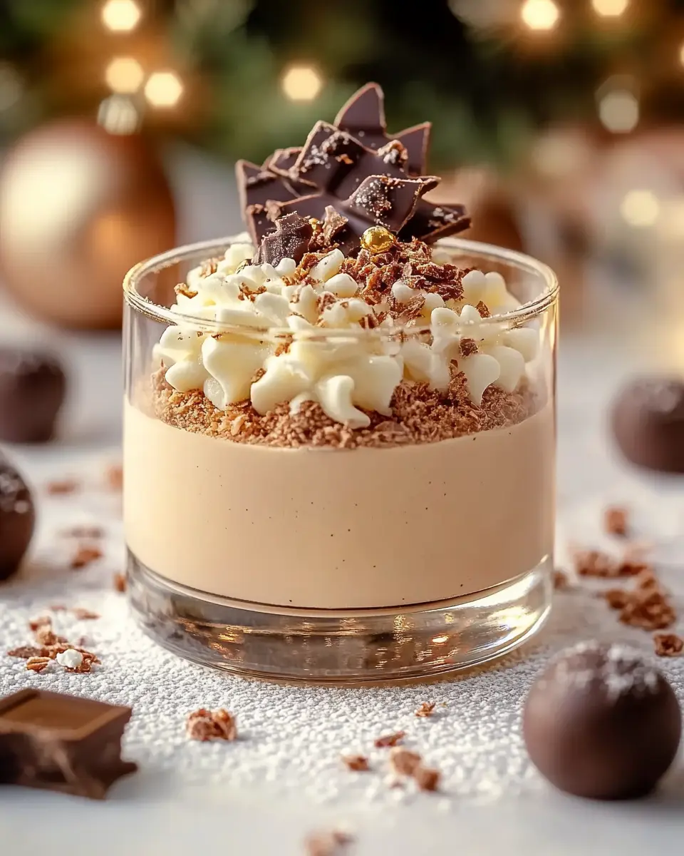 Elisenlebkuchen-Mousse mit weißer Schok First Image First Image
