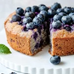 Gesunder Kuchen mit Heidelbeeren First Image First Image
