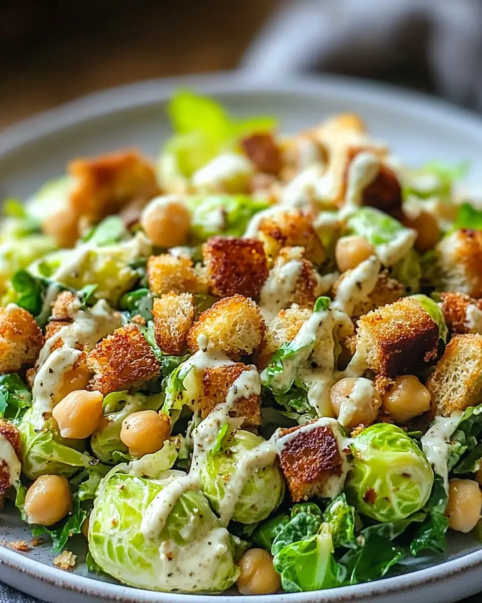 Brüsseler Sprossen Caesar Kichererbsen: A Bold, Nutritious Twist 7