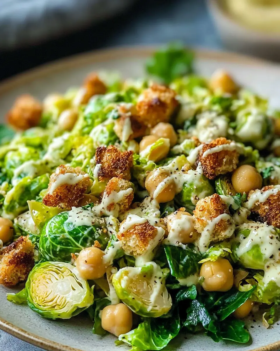 Brüsseler Sprossen Caesar Kichererbsen: A Bold, Nutritious Twist 6
