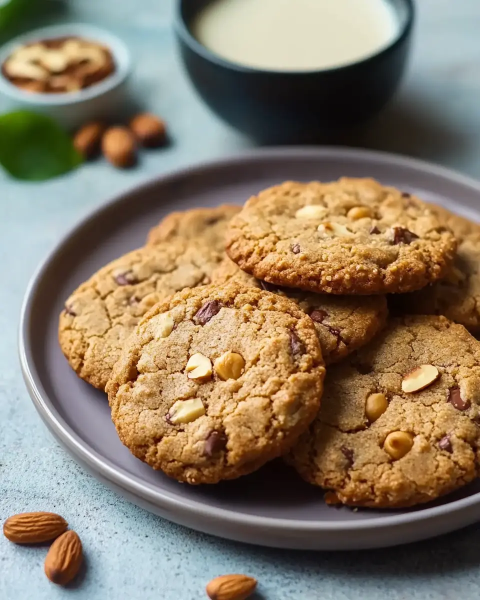 Vegane Kichererbsen Cookies – gesunde, saftige Protein-Cookies ohne Ei und Milch First Image First Image