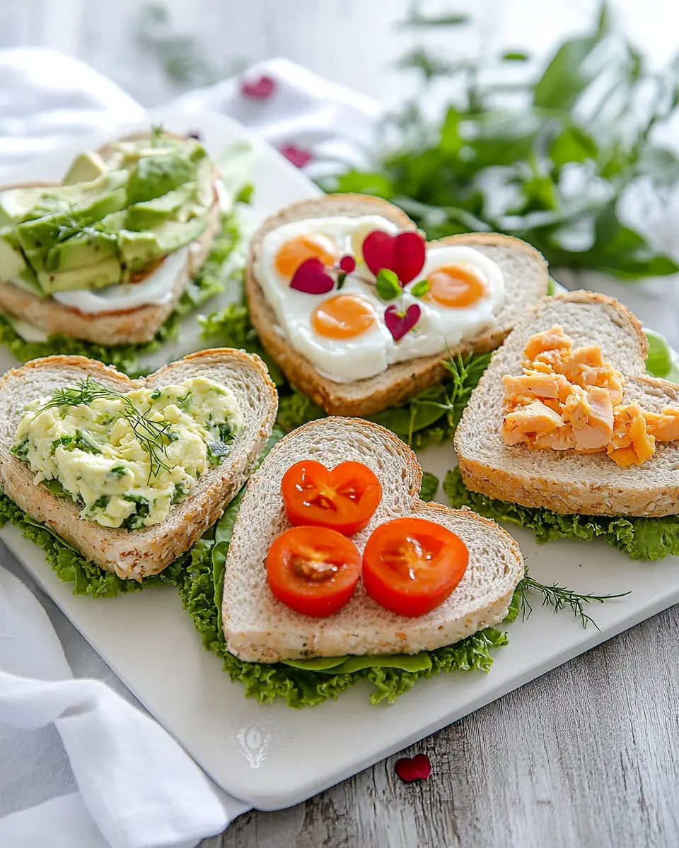 Dreierlei Sandwiches-Herzen: Irresistibly Sweet Valentine Treats 5