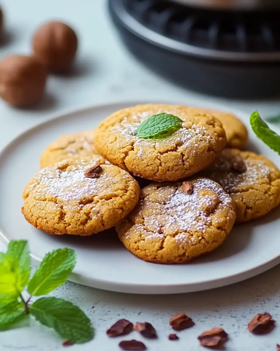 Vegane Kichererbsen Cookies – gesunde, saftige Protein-Cookies ohne Ei und Milch First Image First Image