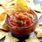 Chili-Salsa mit Tortilla-Chips First Image First Image