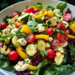 Grillsalat mit Hirtenkäse – Bester Sommersalat First Image First Image
