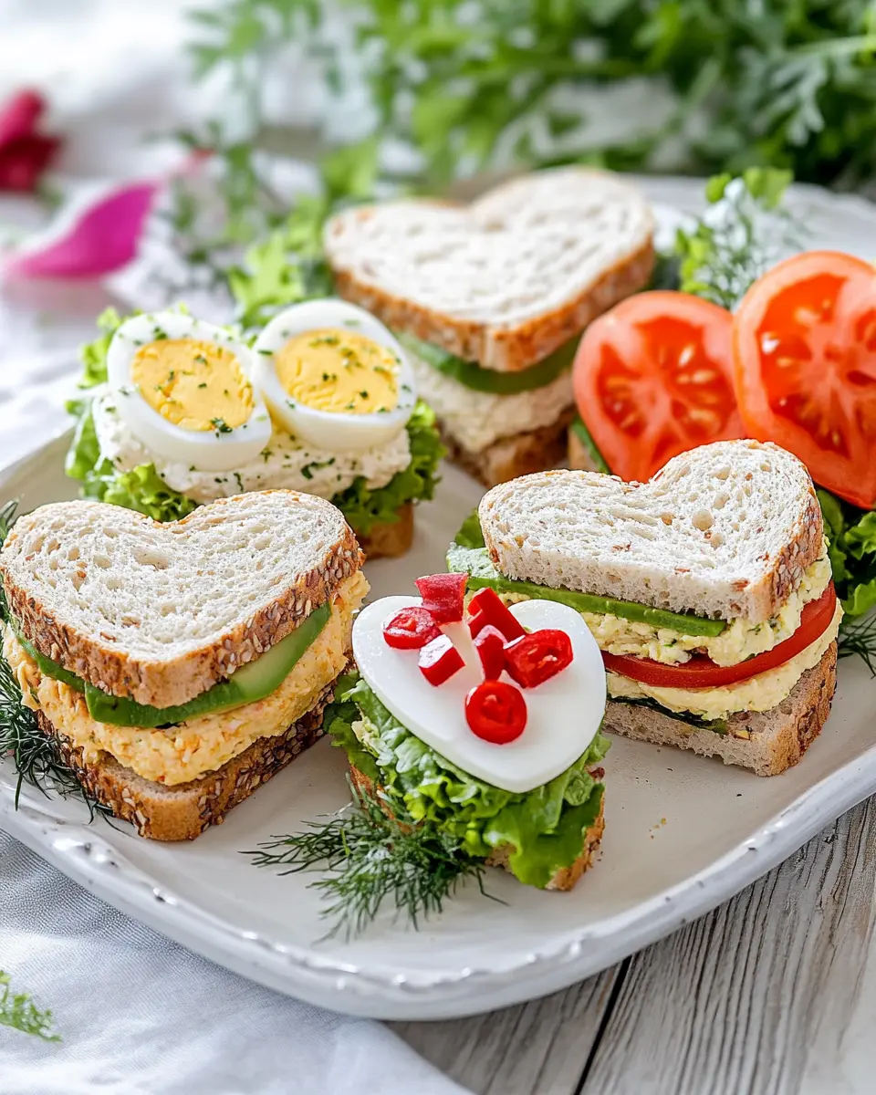 Dreierlei Sandwiches-Herzen: Irresistibly Sweet Valentine Treats 7