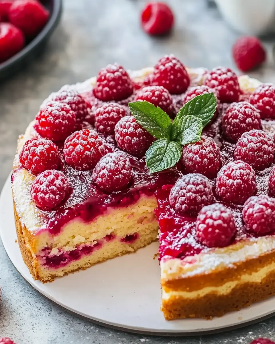 Schneller Himbeerkuchen – Das beste Rezept für spontanes Kuchenglück First Image First Image