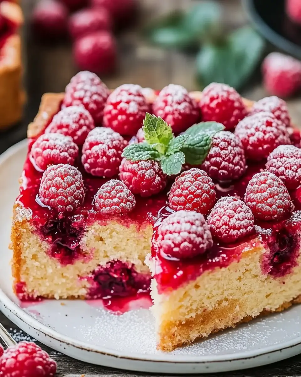 Schneller Himbeerkuchen – Das beste Rezept für spontanes Kuchenglück First Image First Image