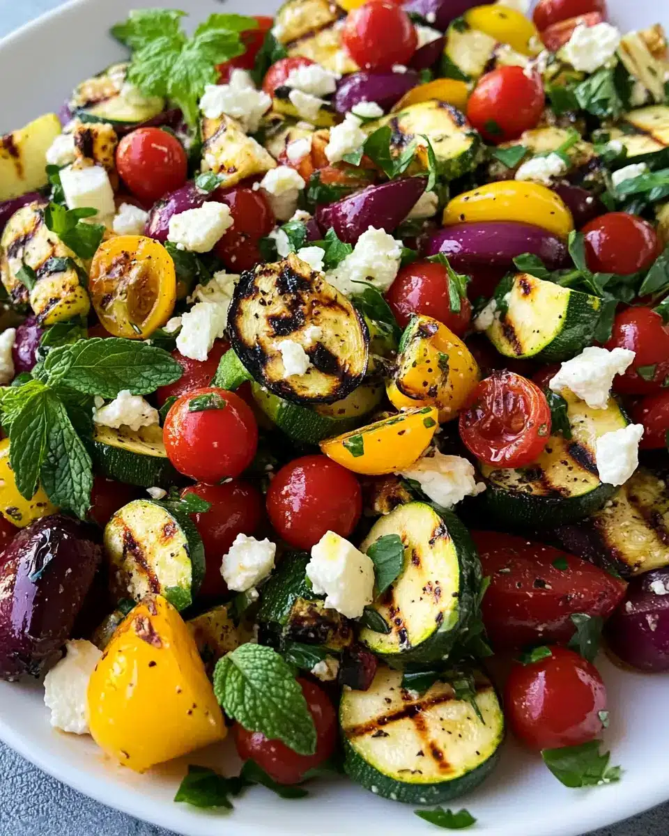 Grillsalat mit Hirtenkäse – Bester Sommersalat First Image First Image