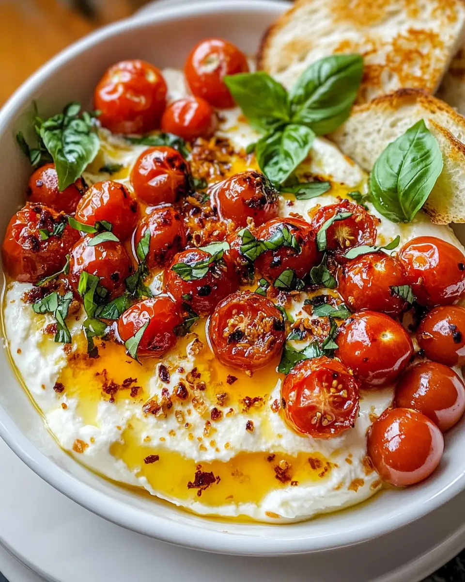 Heißer Honig-Tomaten-Burrata-Dip First Image First Image