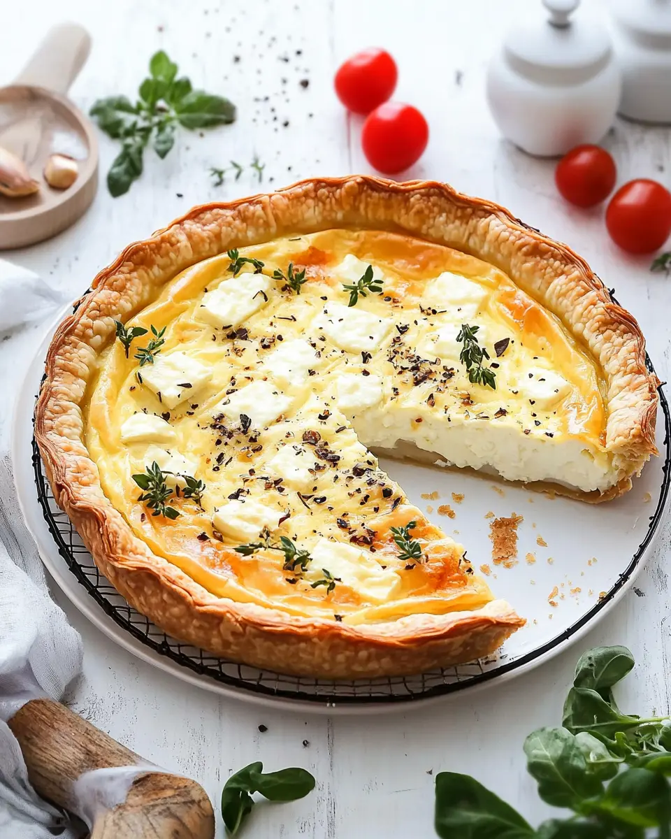Weiße Käse Quiche: Indulge in Croissant Crust Bliss 7