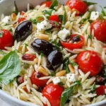 Italienisches Orzo Salat – Frischer Nudelsalat mit mediterranem Flair First Image First Image