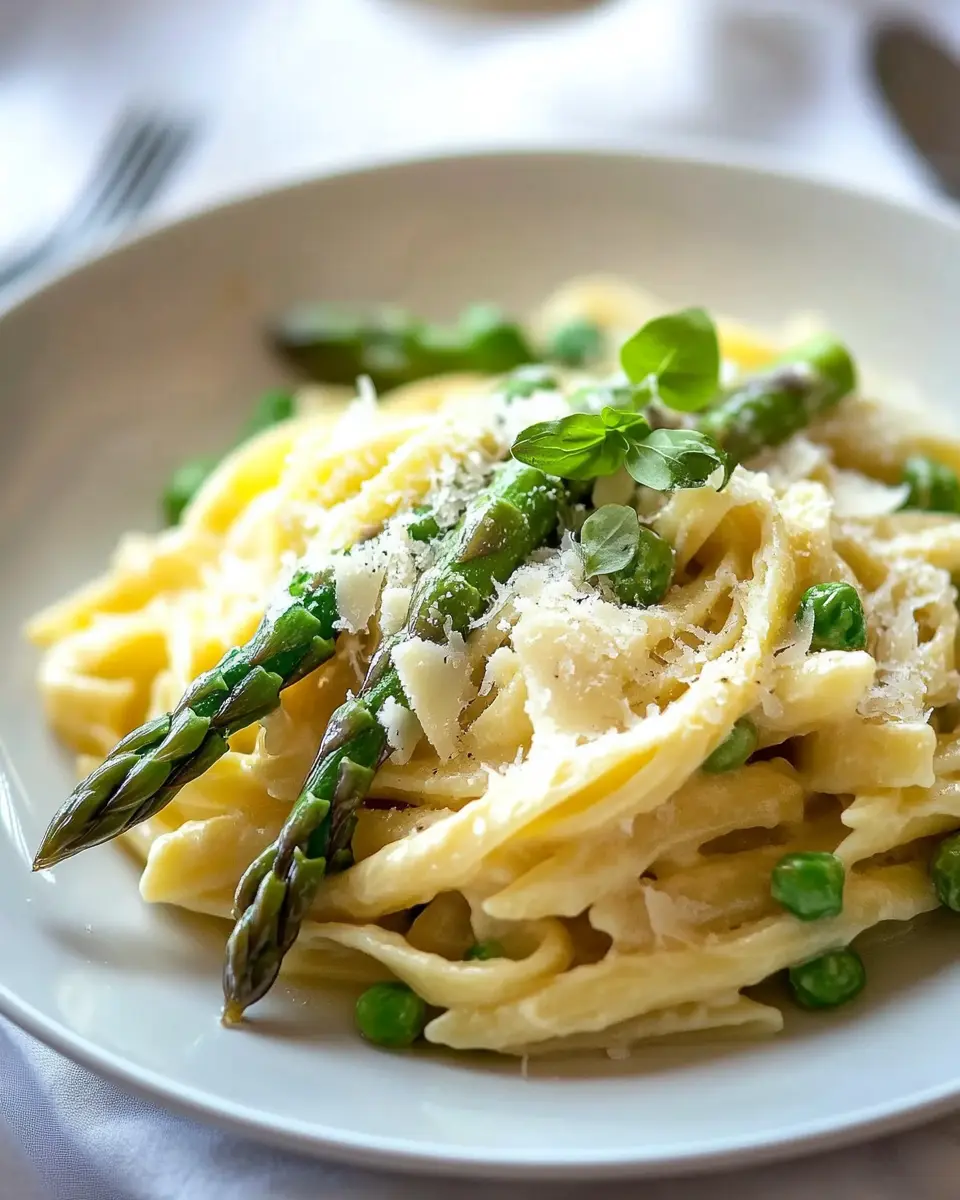 Pasta mit grünem Spargel und Parmesan: Cremig & Schnell Genuss 7