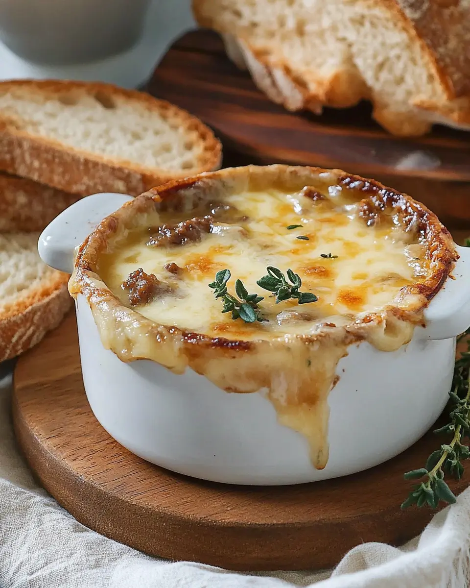 Französische Zwiebelsuppe mit Käse und Hackfleisch: Pure Comfort 6