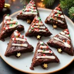 Brownie-Weihnachtsbäume First Image First Image