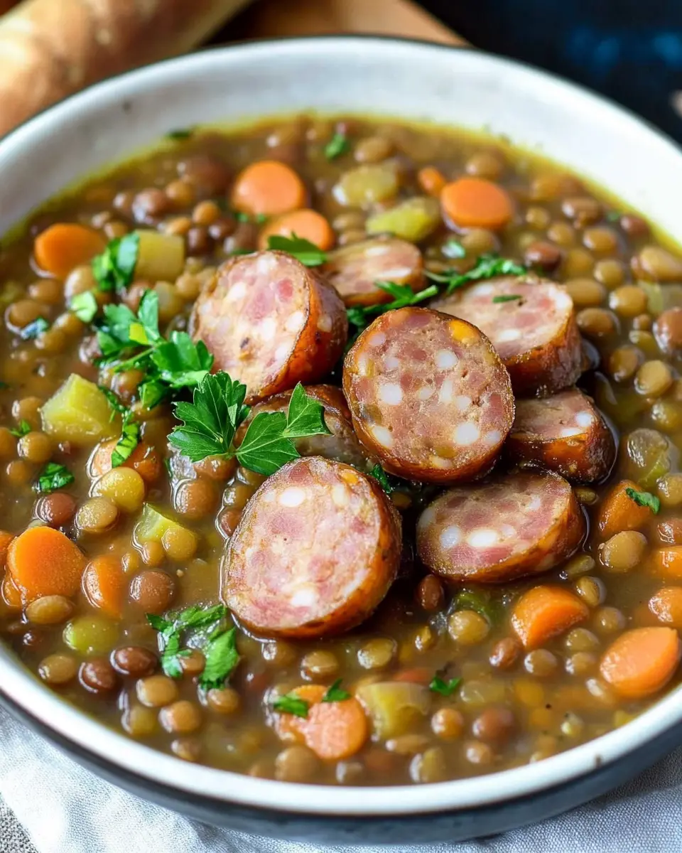 Linsensuppe mit Würstchen: The Best Cozy Comfort Food 7
