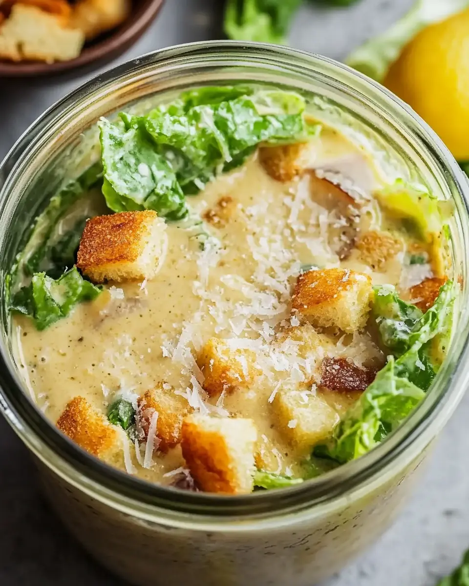 Caesar Salatdressing: The Best Creamy Twist You’ll Love 6