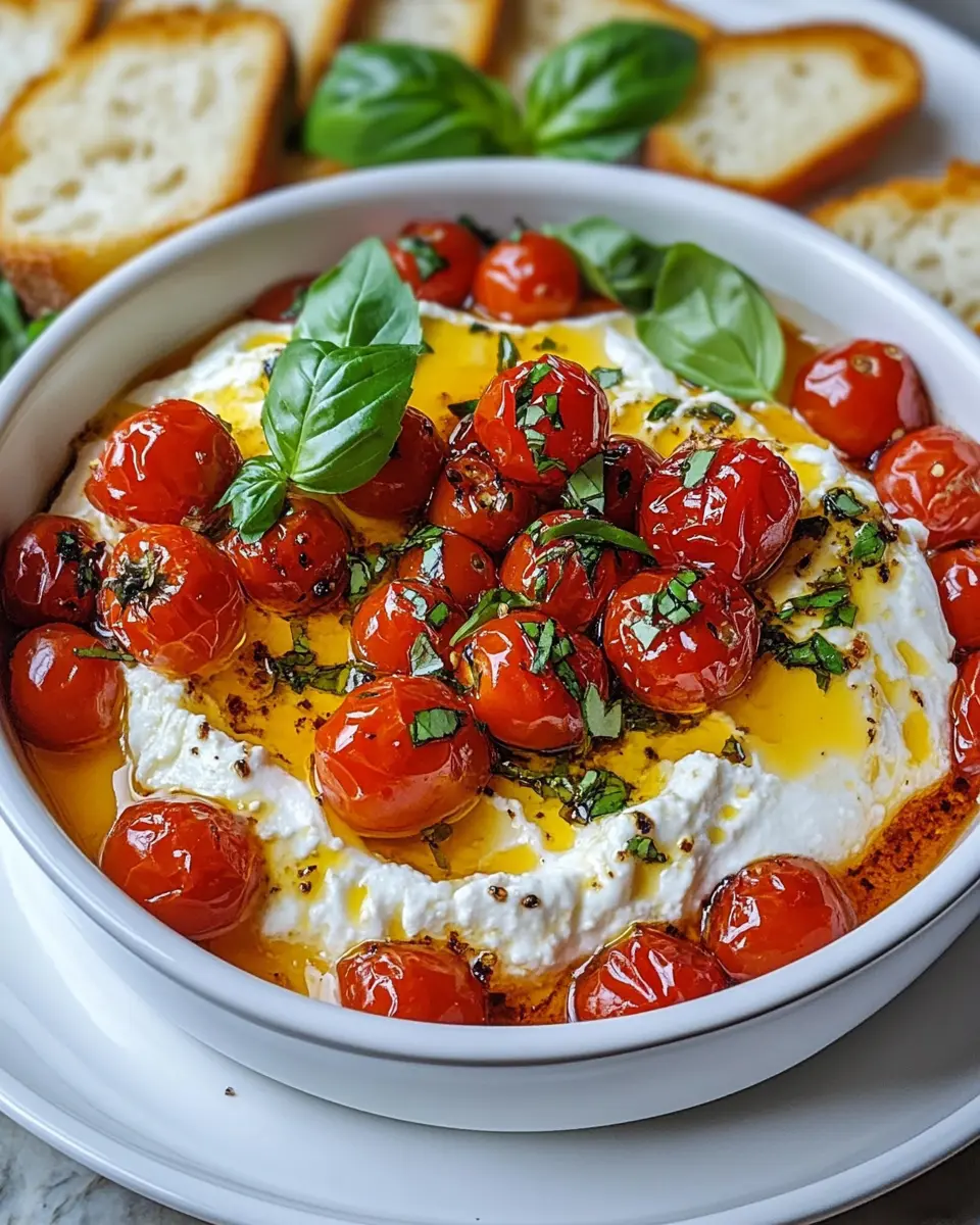 Heißer Honig-Tomaten-Burrata-Dip: Irresistibly Creamy Delight 6