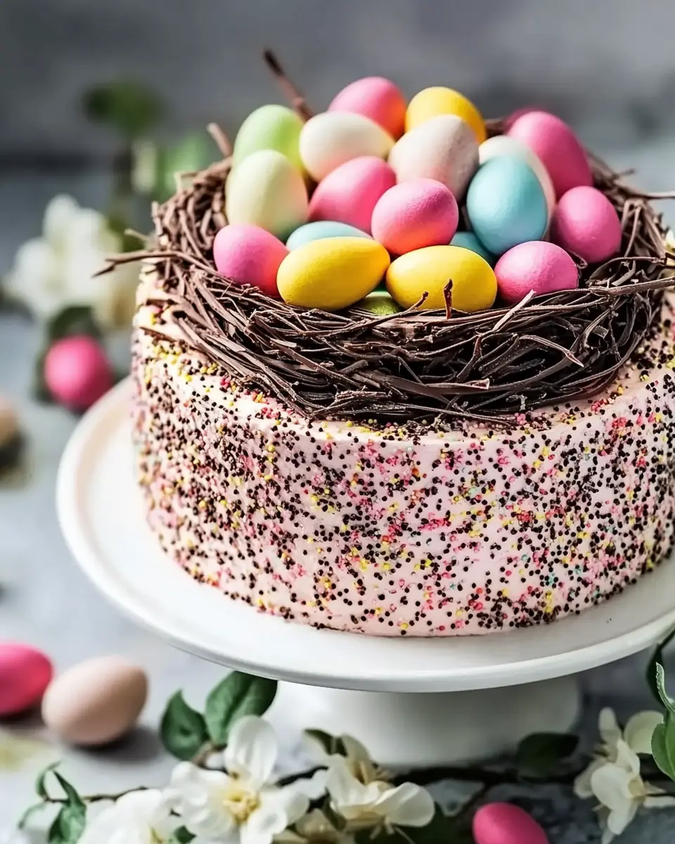 Gesprenkelte Ostertorte: Bestes Rezept mit Schokoladennest! 6 s9cfqovbwggqwbbiu2n1
