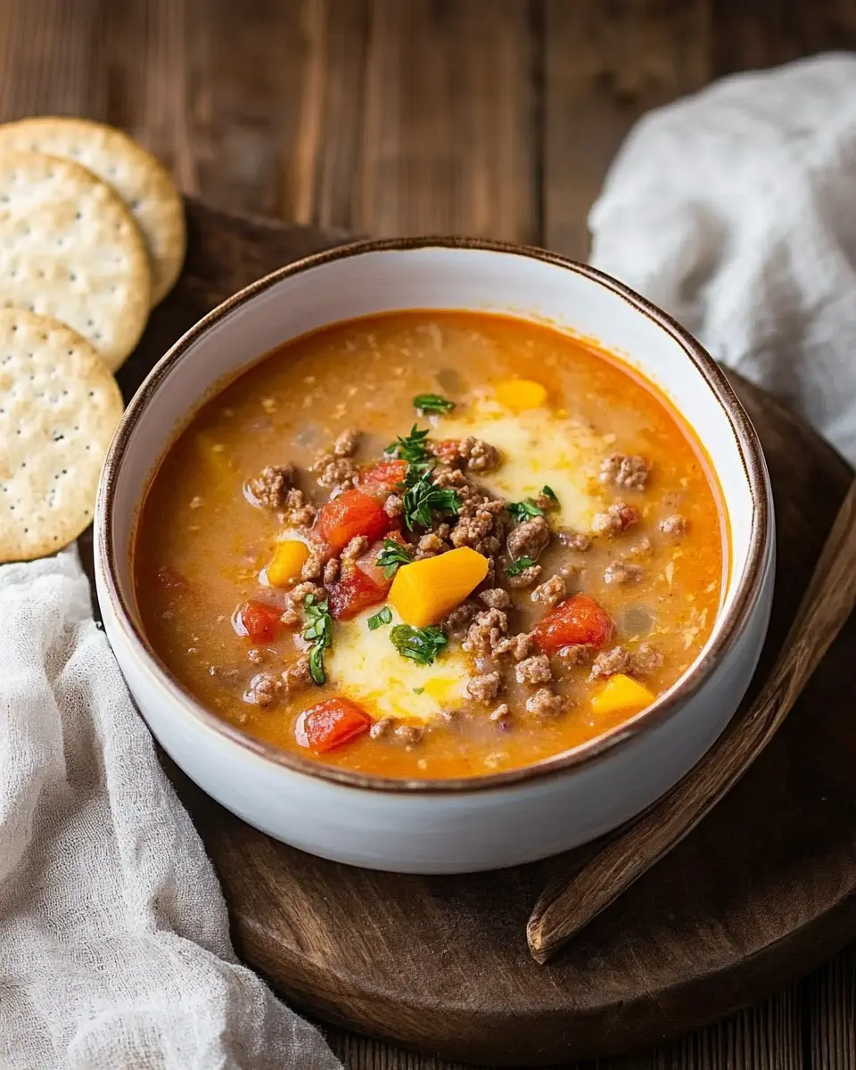 Tomatige Hackfleisch-Käse-Suppe: Indulgent 45-Minuten-Wunder 7 swptclvzjg7wyl181nce