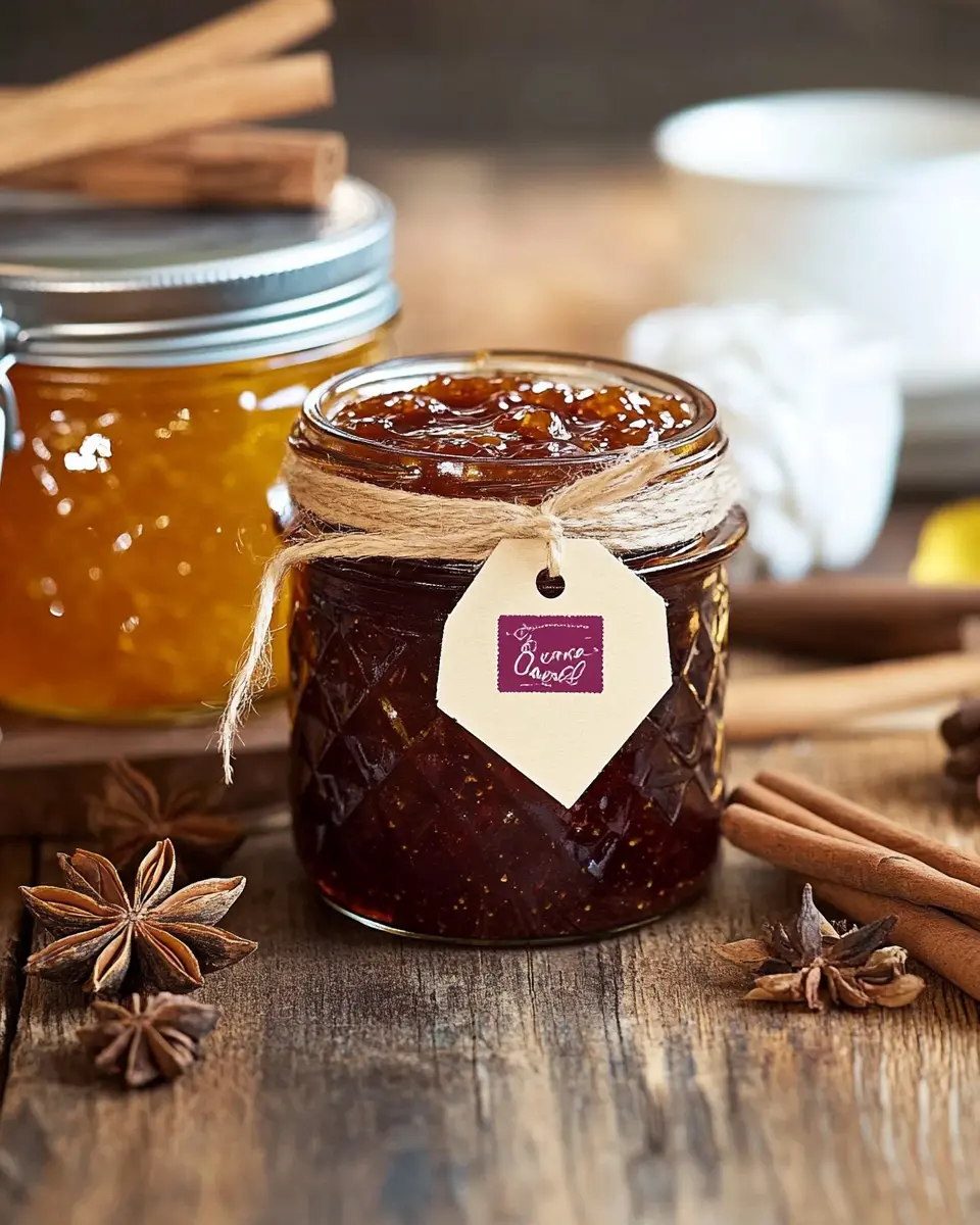 Wintermarmelade mit Etiketten First Image First Image