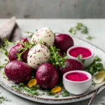 Rote Rüben Eier – Farbiges Oster-Highlight mit Dip First Image First Image