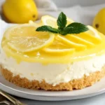 Joghurt Zitronenkuchen – Frisch, Cremig und Ohne Backen First Image First Image