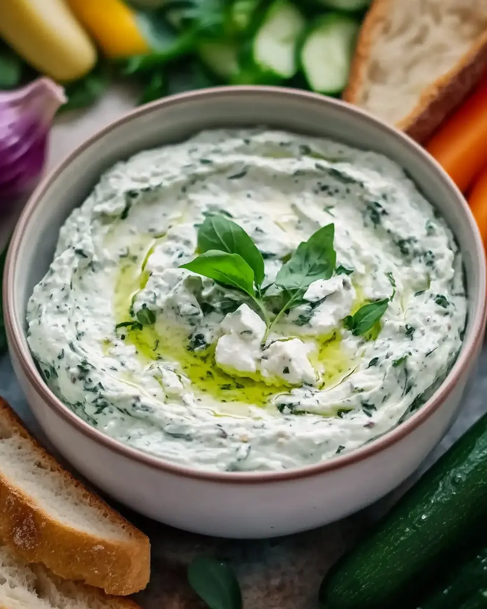 Bärlauch Feta Dip: The Creamy Spring Must-Have for Any Dish 5