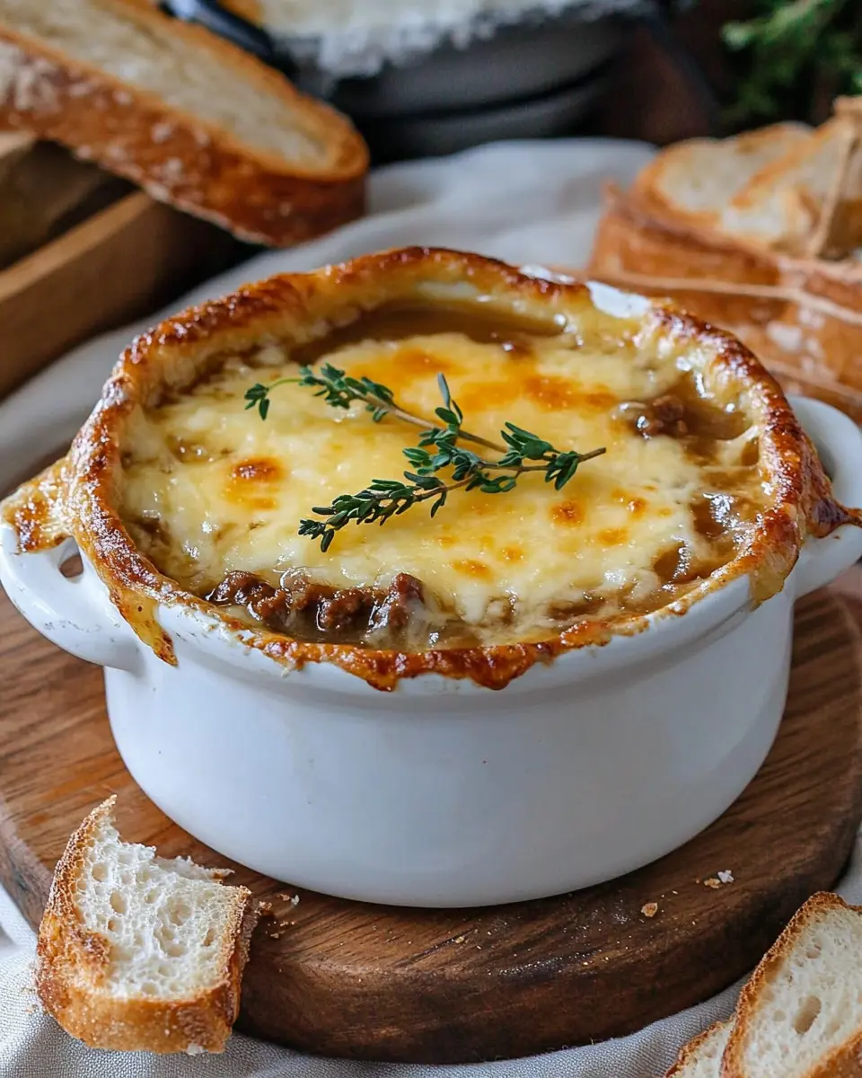 Französische Zwiebelsuppe mit Käse und Hackfleisch: Pure Comfort 5