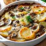 Kartoffel-Champignon-Auflauf – einfach zubereitet, mega im Geschmack! First Image First Image