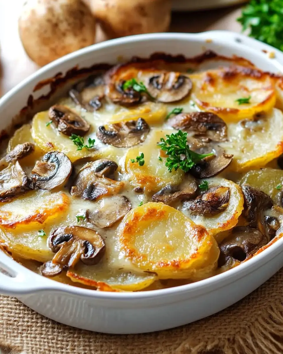 Erstaunlich Kartoffeln Champignons Auflauf Bilder