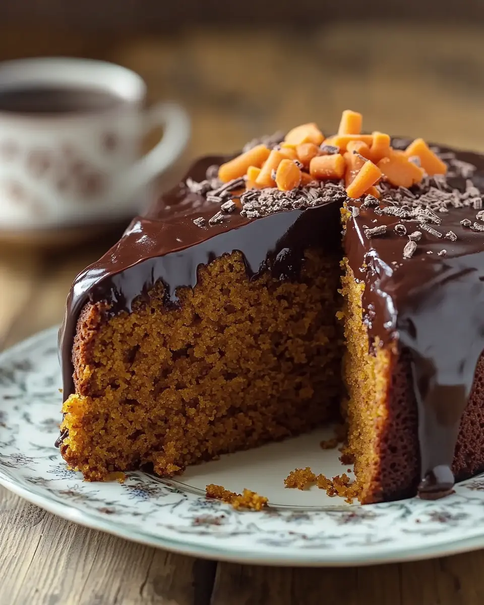 Saftiger Möhrenkuchen mit Schoko Glasur – das beste Rezept First Image First Image