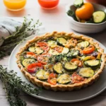 Gemüse Kräuter Tarte – Einfach, Herzhaft & Gesund First Image First Image