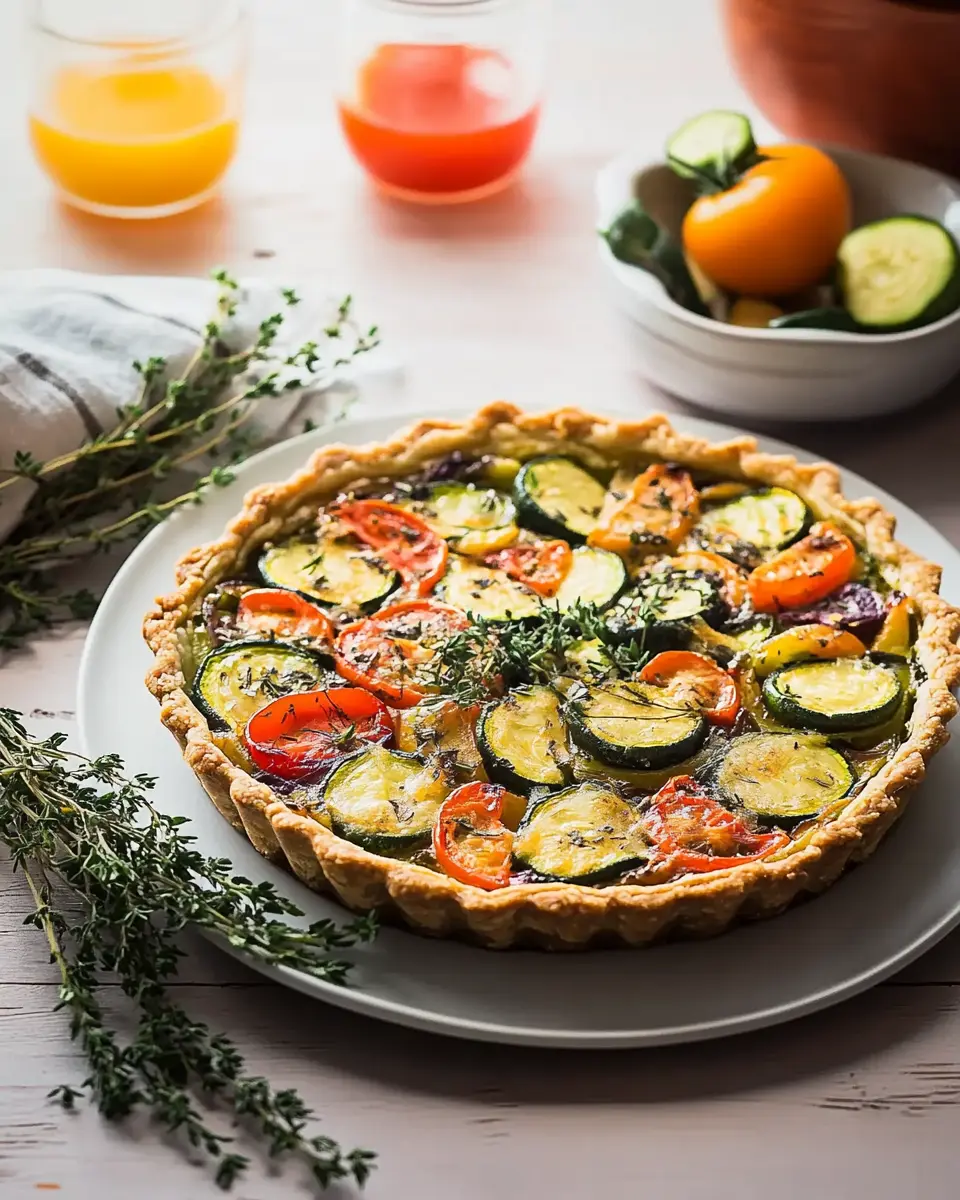 Gemüse Kräuter Tarte – Einfach, Herzhaft & Gesund First Image First Image