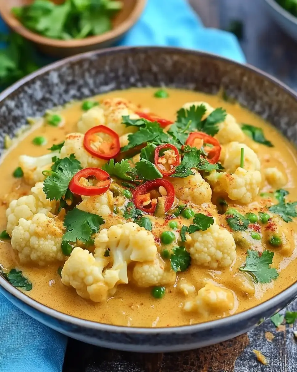 Cremiges Blumenkohl Curry: Indulge in Coconut Bliss! 7