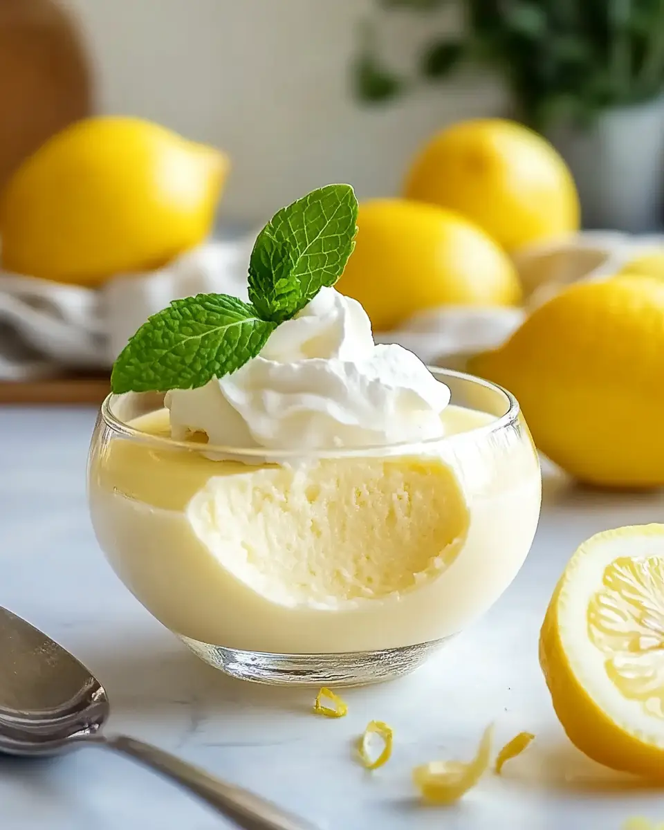 Beste Zitronen Mousse – Schnell & Cremig mit 3 Zutaten First Image First Image