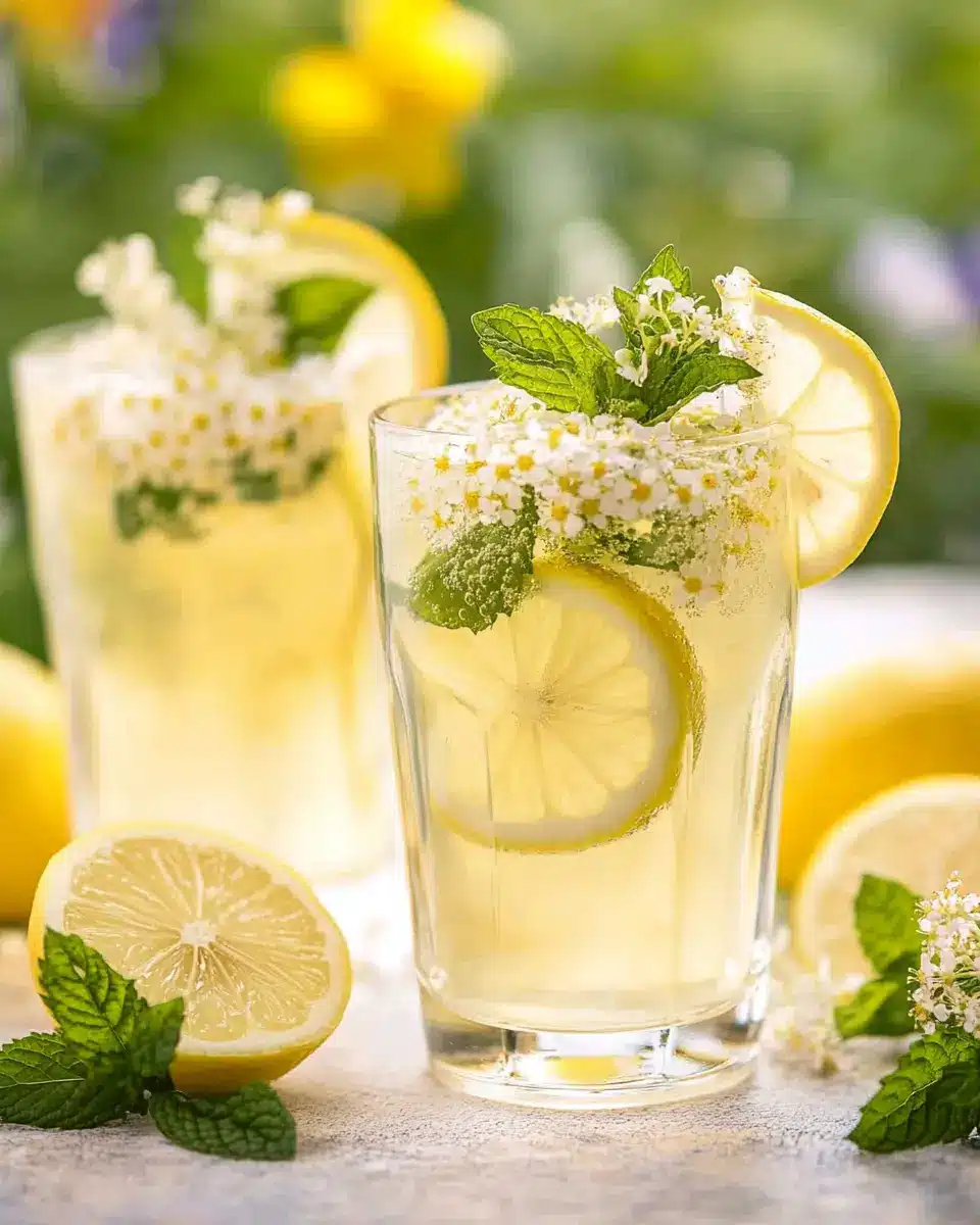 Holunderblütenlimonade selber machen – erfrischend & einfach First Image First Image