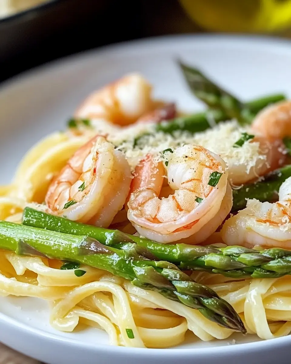 Pasta mit grünem Spargel und Garnelen: A Flavorful Delight! 6