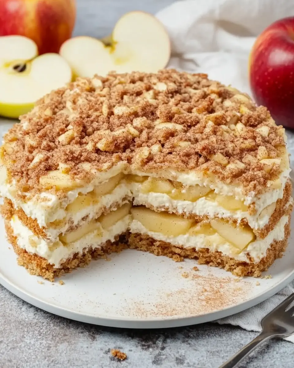 Apfel Quark Kuchen: Juicy Delight with Cinnamon Crumble 7