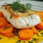 Seelachs auf Senfmöhren – Einfaches Rezept für Fischliebhaber First Image First Image