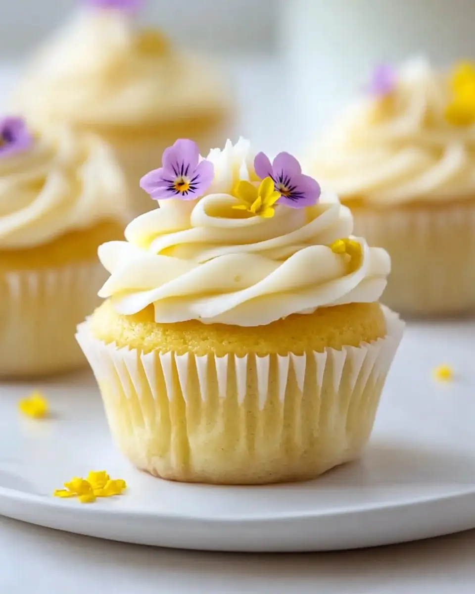Zitronen Cupcakes – Einfach, Saftig & Cremig First Image First Image