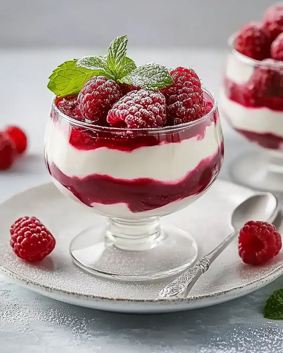 Himbeer Quark Dessert – Bestes cremiges Rezept First Image First Image