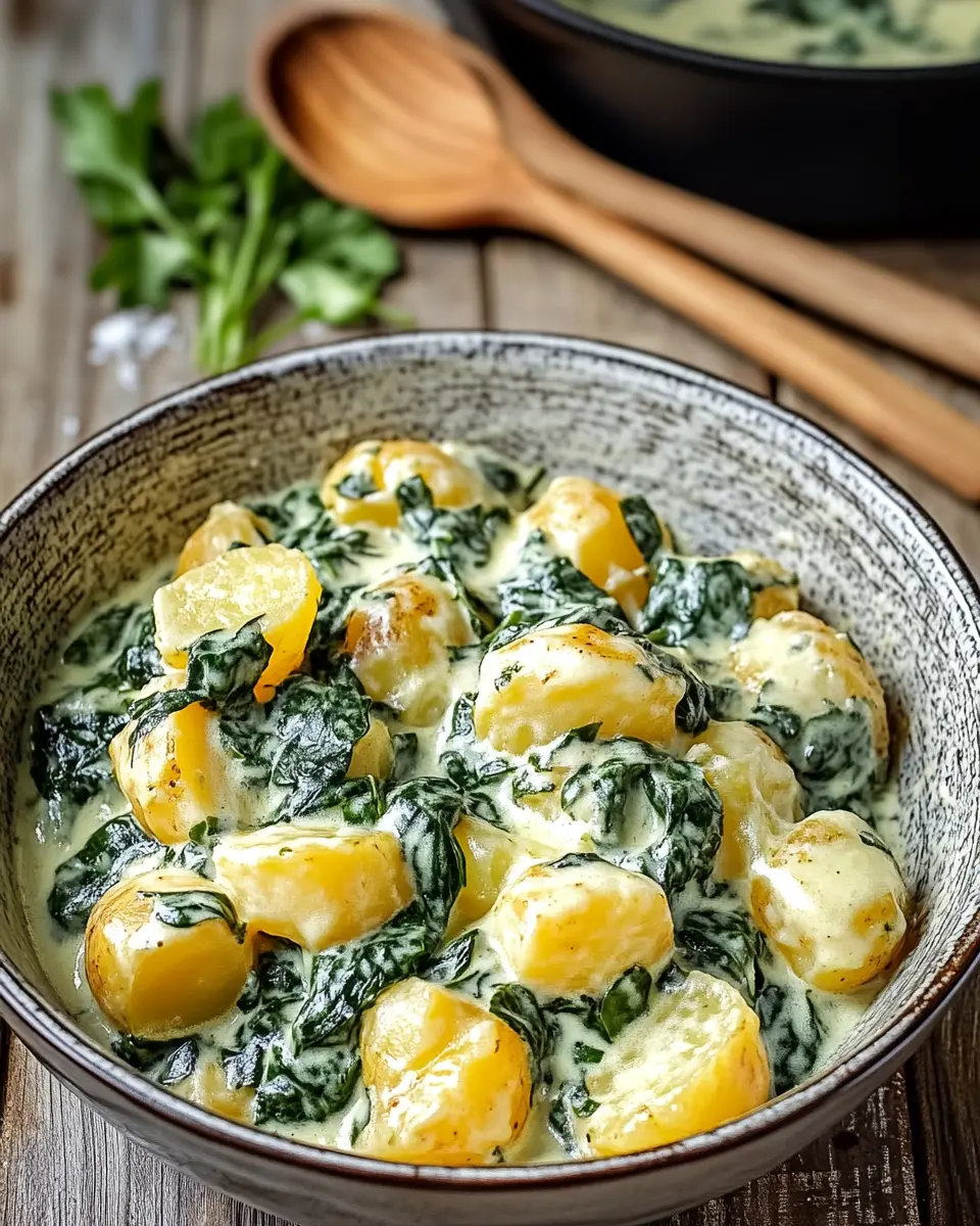 Cremige Spinatkartoffeln: Einfaches Rezept für Verführerische Genussmomente 5