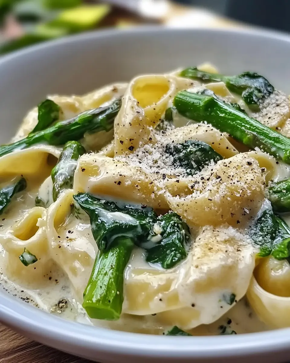 Pasta mit grünem Spargel und Spinat: Cremig & Schnell Genuss 6 ghljat1k7zybgzefcmbs