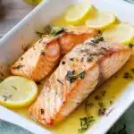 Einfacher Zitronen Lachs im Ofen First Image First Image